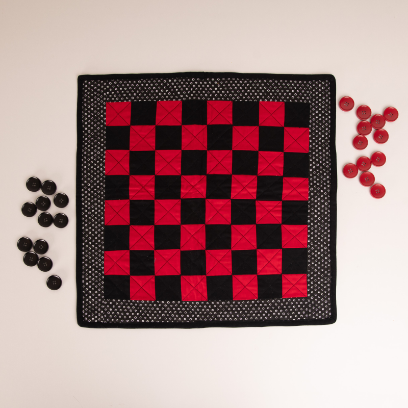 Quilted Checkers Board Game - Photo at end of project.jpg